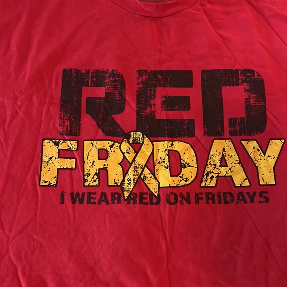 Til Valhalla Project Apparel Company (TVP), 4X Large, Red & Black, T-Shirt. - Picture 2 of 6